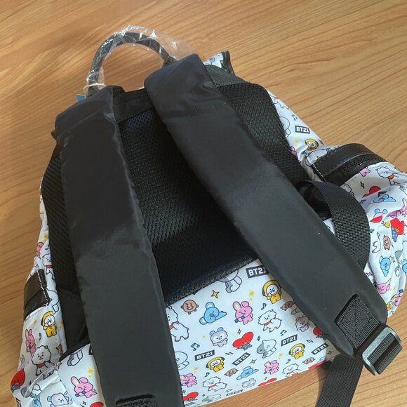 BT21 Universtar All over Print Loungefly Style Bag. Miniso Direct & Discontinued - Picture 2 of 16